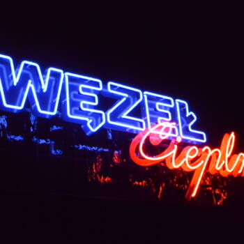 neon szklany